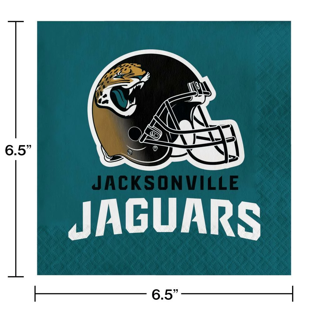 Creative Converting Jacksonville Jaguars Luncheon Napkin 16ct NFL And Football Party Supplies