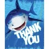 Creative Converting Shark Splash Thank You, Foldover (48/case)