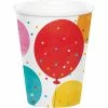 Creative Converting Adult Birthday Party Themes Confetti Balloons Hot/Cold Cup 8oz. 8ct