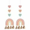 Creative Converting Boho Rainbow Hanging Cutouts W/ Tassels 2ct 1st Birthday Party Themes