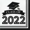 Creative Converting White Class Of 2022 Luncheon Napkin, 36ct Graduation Party Supplies
