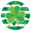 Creative Converting Irish Clover Dinner Plate 8ct St. Patrick's Day Party Decorations
