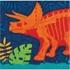 Creative Converting Kids Birthday Party Themes Dino Dig Beverage Napkin 16ct