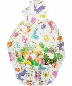 Creative Converting Easter Cello Basket Bag, Easter Toss 1ct Easter Party Supplies