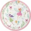 Creative Converting Fairy Forest Dessert Plate 8ct Kids Birthday Party Themes