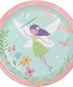 Creative Converting Fairy Forest Dinner Plate 8ct Kids Birthday Party Themes