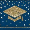 Creative Converting Graduation Party Supplies Glittering Grad Beverage Napkin 16ct