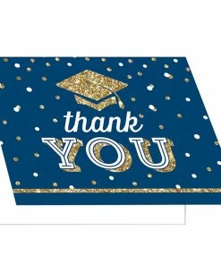 Creative Converting Glittering Grad Thank You 8ct Graduation Party Supplies