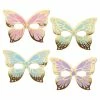 Creative Converting Kids Birthday Party Themes Butterfly Shimmer Paper Masks, Foil 8ct