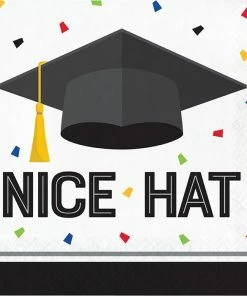 Creative Converting Graduation Fun Luncheon Napkin 16ct