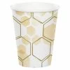 Creative Converting Honeycomb Hot/Cold Cup 9oz. 8ct Themed Tableware