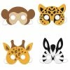 Creative Converting Party Animals Foam Masks 4ct