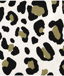 Creative Converting Leopard Beverage Napkin 16ct