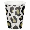 Creative Converting Leopard Hot/Cold Cup 9oz. 8ct Themed Tableware