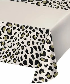 Creative Converting Leopard Tablecover, Paper 1ct Themed Tableware