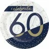 Creative Converting Navy & Gold Milestone Dessert Plate, 60 8ct Adult Birthday Party Themes