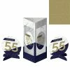 Creative Converting Navy & Gold Milestone Centerpiece Stands 3ct