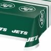 Creative Converting New York Jets Plastic Tablecover, 54" X 102" 1ct NFL And Football Party Supplies