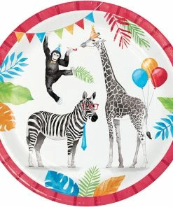 Creative Converting Party Animals Dinner Plate 8ct