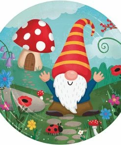 Creative Converting Party Gnomes Dessert Plate 8ct