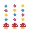 Creative Converting Party Gnomes Hanging Cutouts W/ Honeycomb 3ct