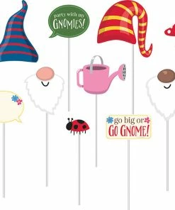 Creative Converting Party Gnomes Photo Booth Prop 10ct