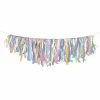 Creative Converting General Decorations Tissue Fringe Garland, Pastel 1ct