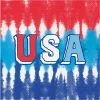 Creative Converting Patriotic And 4th Of July Party Decorations Patriotic Tie Dye Luncheon Napkin 16ct