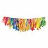 Creative Converting Primary Colors Tissue Fringe Garland, 1ct General Decorations