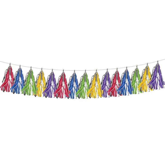Creative Converting Primary Colors Tassel Garland, 1ct