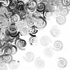 Creative Converting General Decorations Confetti Silver Swirls 1ct