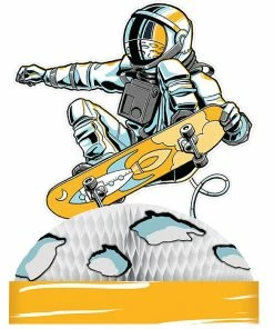 Creative Converting Kids Birthday Party Themes Space Skater Honeycomb Centerpiece 1ct