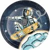 Creative Converting Space Skater Dessert Plate 8ct