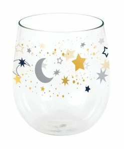 Creative Converting Starry Night 14oz Stemless Wineglass 1ct