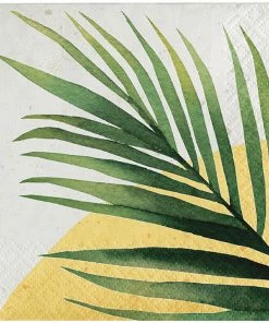 Creative Converting Themed Tableware Subdued Tropic Beverage Napkin, 3ply 24ct