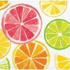 Creative Converting Summer Citrus Slices Beverage Napkin 16ct