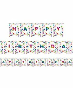 Creative Converting Kids Birthday Party Themes Rainbow Foil Happy Birthday Party Banner