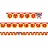 Creative Converting Flaming Fire Truck Jointed Banner Lg Kids Birthday Party Themes