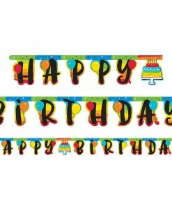 Creative Converting Hoppin' Birthday Cake Jointed Banner Lg