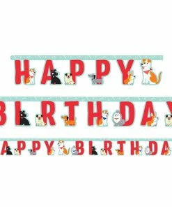 Creative Converting Dog Party Jointed Banner Lg