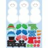 Creative Converting Build A Snowman Stickers, 4 Ct
