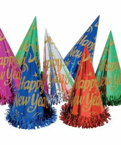 Creative Converting New Year's Eve Foil Glitter Party Hats