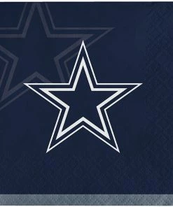 Creative Converting Dallas Cowboys Beverage Napkins, 16 Ct