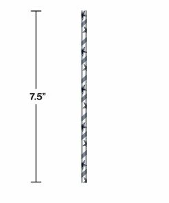 Creative Converting Dallas Cowboys Paper Straws, 24 Ct NFL And Football Party Supplies