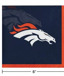 Creative Converting Denver Broncos Beverage Napkins, 16 Ct