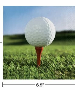 Creative Converting Golf Napkins, 18 Ct Golf Party Decorations