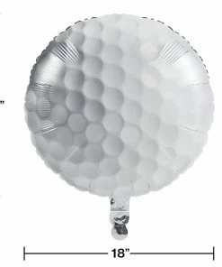 Creative Converting Sports Fanatic Golf Metallic Balloon 18" Golf Party Decorations