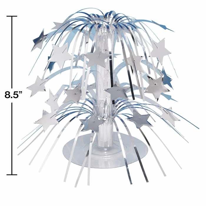 Creative Converting General Decorations Silver Foil Cascading Centerpiece