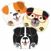 Creative Converting Dog Party Shaped Plate 9" Assorted Dogs, 8 Ct
