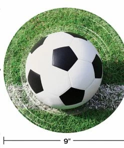 Creative Converting Soccer Paper Plates, 8 Ct
